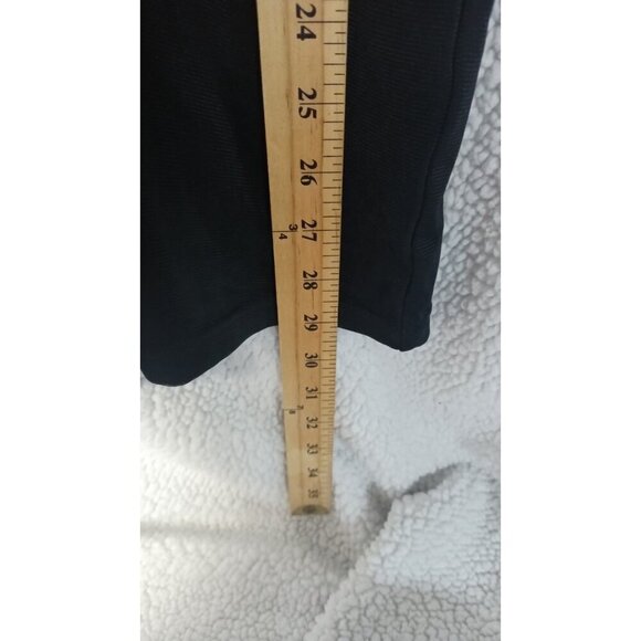 White Fox Mini Dress Womens M Sleeveless Plunge Keyhole Backless Solid Black - Picture 4 of 10